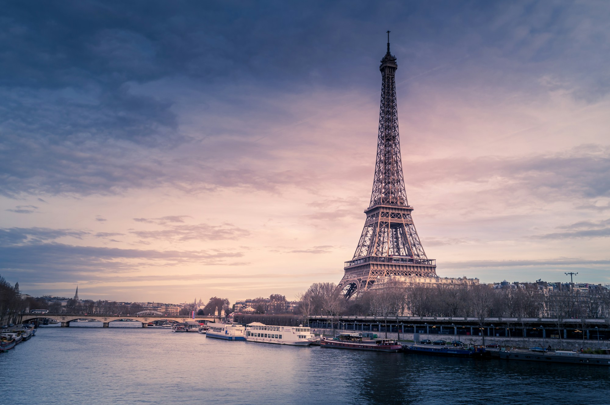 Paris skyline and the Eiffel Tower